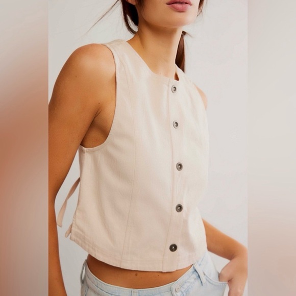 Free People Blake Vest $78 MSRP - Picture 3 of 5